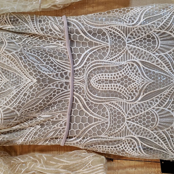 Alexander By Daymor NEW Ivory Embroidered Mermaid Maxi Gown Dress Size 6 #1070 - Picture 4 of 9